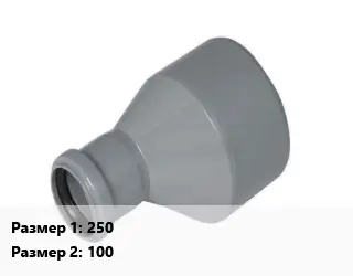 Переход ПЭ-полиэтилен 250х100